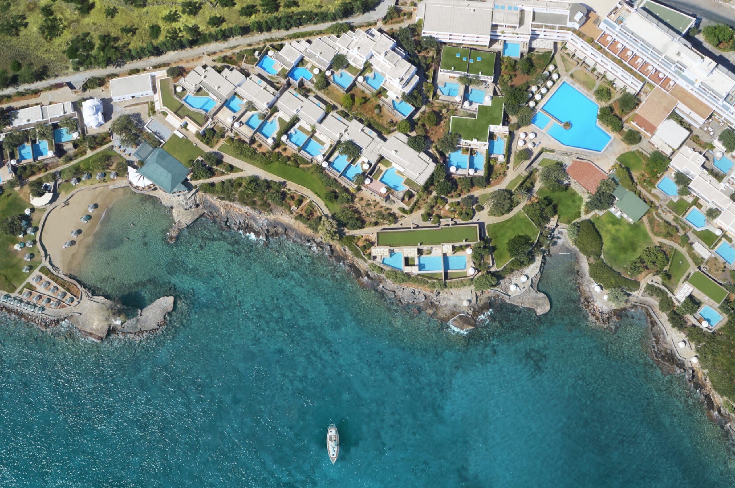 Elounda Mare aerial